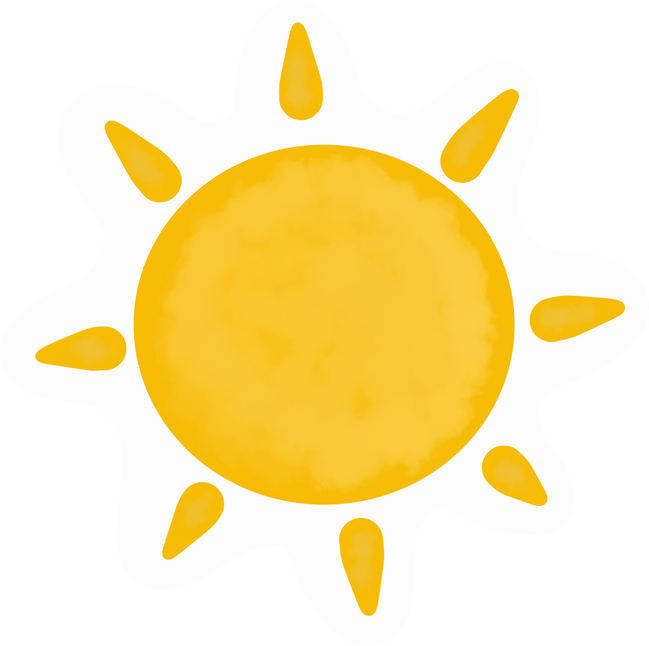 Sun sticker